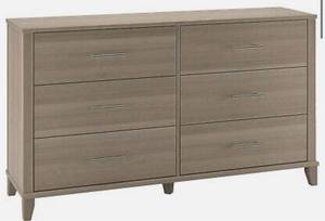lot 65885 image: Bush Furniture Somerset 6 Drawer Standalone Storage Ash Gray STS160AGC2 box 2 of 2