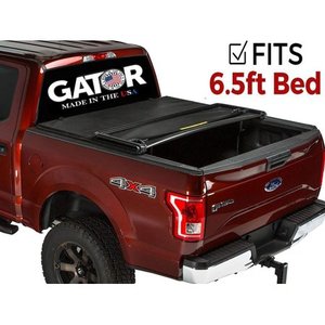 lot 65913 image: Gator Pro Premium Soft Tri-Fold Truck Bed Tonneau Cover 2014-2018 Chevy Silverado GMC Sierra 6.5 Ft Bed