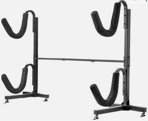 lot 65916 image: RAD Sportz 83-DT5005 Deluxe Freestanding Heavy Duty Kayak Rack