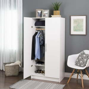 lot 65937 image: Prepac Elite 32 Wardrobe Cabinet