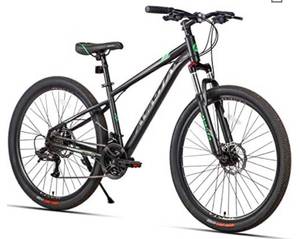 lot 65943 image: AVASTA 27.5 Inch Adult Mountain Bike,27 Speeds Disc Brakes & Lock Out Front Suspension