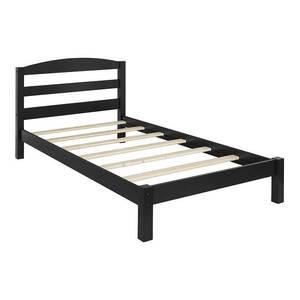 lot 65967 image: Dorel Living DA7428-BK DHP Braylon Twin Bed Bedroom Furniture Black