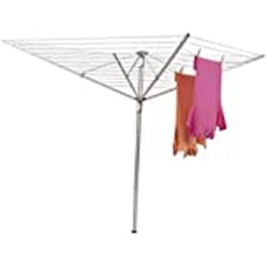 lot 1989 image: Household Essentials Dual Handles Umbrella Outdoor Dryer