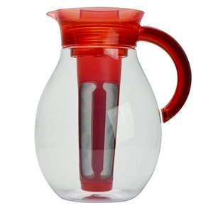 lot 1995 image: Primula The Big Iced Tea Large Capacity Beverage Pitcher 1 Gallon Red