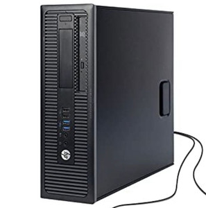lot 1998 image: HP ProDesk 600 G1 SFF Slim Business Desktop Computer, Intel i5-4570 up to 3.60 GHz, 8GB RAM, 500GB HDD, DVD, USB 3.0, Windows 10 Pro 64 Bit