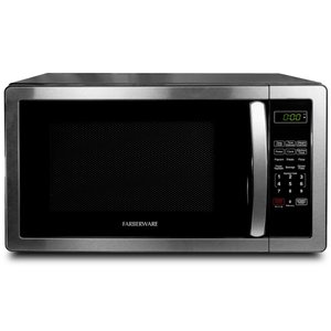 lot 2009 image: Farberware - Classic 1.1 Cu. Ft. Countertop Microwave Oven - Stainless steel