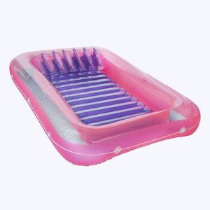 lot 2052 image: Swimline - 71 inch Swimming Pool Inflatable Lounge Water Raft