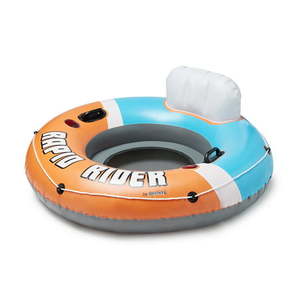 lot 2057 image: Bestway CoolerZ Rapid Rider 53 Inflatable Pool River Raft Tube Float Orange