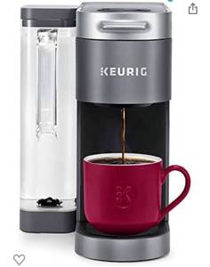lot 2087 image: Keurig K-Supreme Coffee Maker, Single Serve K-Cup Pod Coffee Brewer, With MultiStream Technology, 66 Oz Dual-Position Reservoir, and Customizable Settings, Gray