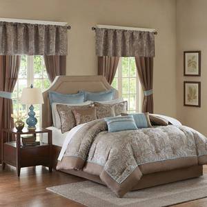 lot 10103 image: Madison Park Essentials Eleni 24-Pc. California King Room in a Bag Bedding
