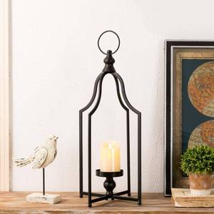 lot 10113 image: Glitzhome Modern Farmhouse Lantern, 22H
