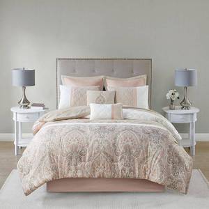 lot 10139 image: 510 Design Shawnee King 8 Piece Comforter Set Bedding
