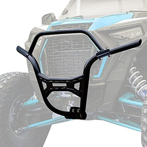 lot 2292 image: RZR Front Bumper Front Brush Guard Bumper Heavy Duty Smooth Black Compatible with Polaris RZR XP 1000  XP 4, XP Turbo 1000 XP 4 Turbo 2019-2022