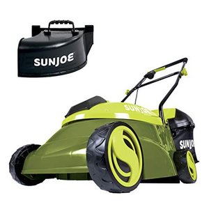 lot 2297 image: Sun Joe MJ401C-PRO 14-Inch 28-Volt Cordless Push Lawn Mower, wRear Discharge Chute