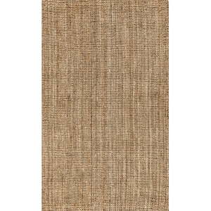 lot 2299 image: Jonathan Y Lighting Nrf102-8 Natural Fiber 7-34 X 10 Jute Hand Woven Solid Rectangle