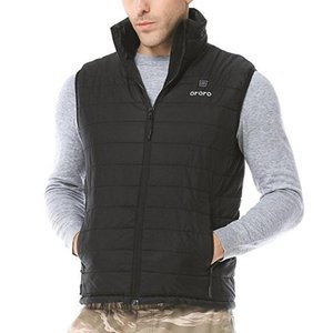 lot 2305 image: ORORO Mens X-Large Black 7.2-Volt Lithium-Ion Lightweight Heated Vest with (1) 5.2 Ah Battery and Charger