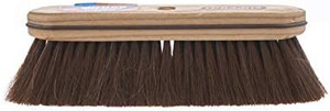 lot 2309 image: Superio Kitchen and Home Horsehair Broom With Wood Handle, Fine Premium Bristles - Heavy Duty Household Broom Easy Swiping Dust And Wisp Floors And Corners