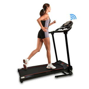 lot 2333 image: SereneLife SLFTRD18 - Track Base Smart Treadmill with Downloadable App