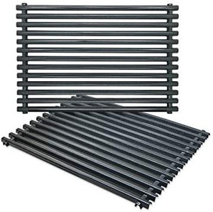 lot 2351 image: Antree 7525 Porcelain Enameled Grates (17.4 x 11.8 x 0.25) for Weber Spirit 300 Series, Spirit 700, Genesis Silver Gold BC Replacement Weber 7525 Grates