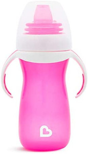 lot 3372 image: Munchkin Gentle Transition Sippy Cup with Trainer Handles, 10 oz, Pink