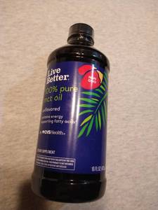 lot 3384 image: Live Better 100% Pure MCT Oil Unflavored, 16 OZ 721