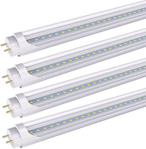 lot 3427 image: 3FT LED Tube Light, 15W(30W Equiv), 1600LM High Bright T8 LED Light Bulbs, Remove Ballast Installation, 5000K Daylight, Double Ended Power, Clear Cover, F30T12 Fluorescent Replacement (4 Pack)