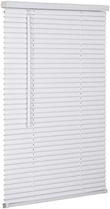 lot 3429 image: Lotus & Windoware Cordless, Room Darkening 1 Vinyl-Plus Mini Blind 40 Wide x 60 Long, White (RLX4060WH)
