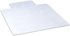 lot 3430 image: Dimex Hard Floors Office Mat Chair Mat, 36 x 48 (15110630)