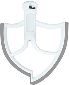 lot 3488 image: 6 Quart Kitchen Aid Mixer Attachments, Flex Edge Beater Paddle with Scraper for 6 QT Bowl-lift Kitchen Aid Stand Mixer, 6 QT Mixer Accessory Replacement plastic with silicone scraper