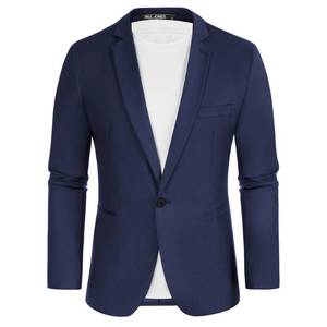lot 3495 image: Slim Fit One Button Blazer Jacket Casual Suit- Size Small