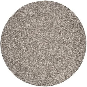 lot 7111 image: Braided Collection 4 x 4 Round IvoryBeige