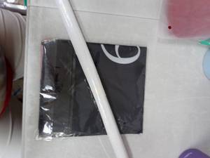 lot 7123 image: Juice Wrld 3x5 flag and bonus unknown poster