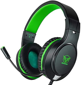 lot 7125 image: Masacegon Gaming Headset for PC,Gaming Headphone Compatible with Xboxone,PS4,Nintendo Switch,3.5mm Over-Ear Headphones with Noise Canceling Feature