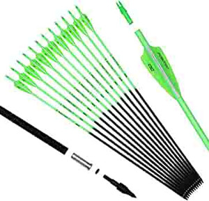 lot 7833 image: Pointdo 30inch Carbon Arrows 12 Pack