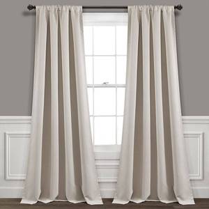 lot 7845 image: Lush Decor 52 x 84 Blackout Curtain Set