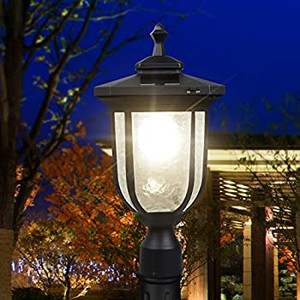 lot 7882 image: KMC Lighting ST4322Q-A Solar Post Light