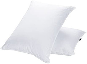 lot 7884 image: JA COMFORTS Goose Down and Feather Bed Pillows