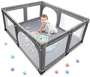 lot 7896 image: YOBEST Baby Playpen