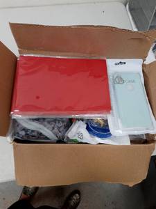 lot 7979 image: 13x15.5 mystery box full of goodies