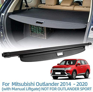 lot 8487 image: Vesul Retractable Cargo Cover Compatible with 2014-2019 2020 Mitsubishi Outlander(Manual Liftgate ONLY) Security Shade Tonneau Cover Anti-Peeping Luggage Privacy Screen