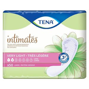 lot 9800 image: Tena Intimates Very Light Bladder Leakage Liner 50 ct