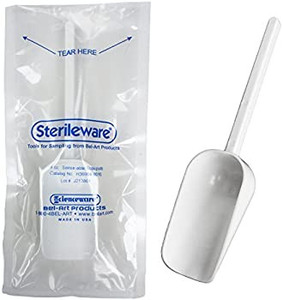 lot 9818 image: Bel-Art STERILEWARE,Scoop,PS,2 OZ  3 each great for sugar flour ect