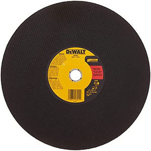 lot 9878 image: DEWALT DW8001 General Purpose Chop Saw Wheel, 14-Inch X 764-Inch X 1-Inch