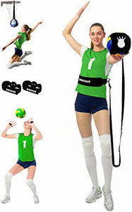lot 9897 image: Regius Volleyball Training Equipment 3.0 - Premium Solo Trainer, Perfect for Beginners Practicing Serving, Setting and Spiking, Great Gift Idea