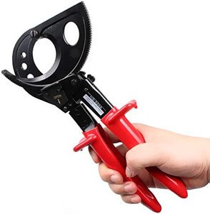 lot 9899 image: LUBAN Ratchet Cable Cutter, Heavy Duty Wire Cutter for Aluminum Copper Cable up to 400mm�, Ratcheting Wire Cutting Hand Tool