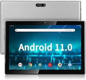 lot 9909 image: Tablet 10 inch Android 11 Tablet, HAOVM MediaPad P20 with 3 GB RAM 64 GB Storage, 6000mAh Battery, 1.6GHz Processor, FHD Display Touchscreen Tablet, Bluetooth, Wi-Fi,Type-C 2.0 for Study Gaming Work NEVER OPENED