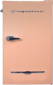 lot 237 image: Frigidaire - 3.2 Cu. Ft. Mini Fridge with Side Bottle Opener - Coral