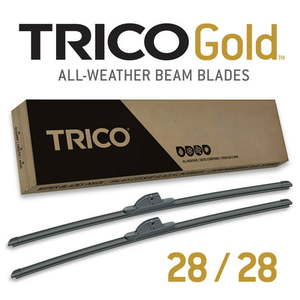 lot 306 image: TRICO Gold 2 Pack All Weather Automotive Replacement Wiper Blades 28 and 28 Inch (18-2828)