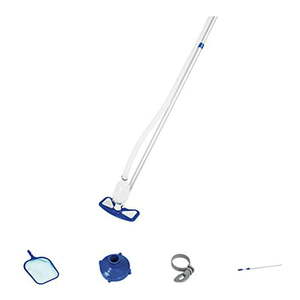 lot 310 image: Bestway 58234 Above Ground Pool Cleaning & Maintenance Accessories Set Kit for Filter Pumps with a 530 GPH Flow Rate - Blue