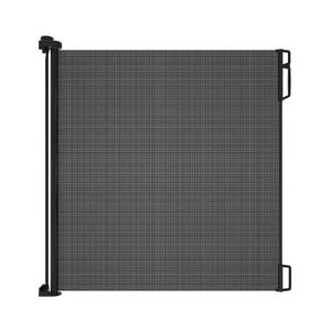 lot 733 image: Perma Extra Tall & Extra Wide Outdoor Retractable Gate, Up to 71 in. W, Black